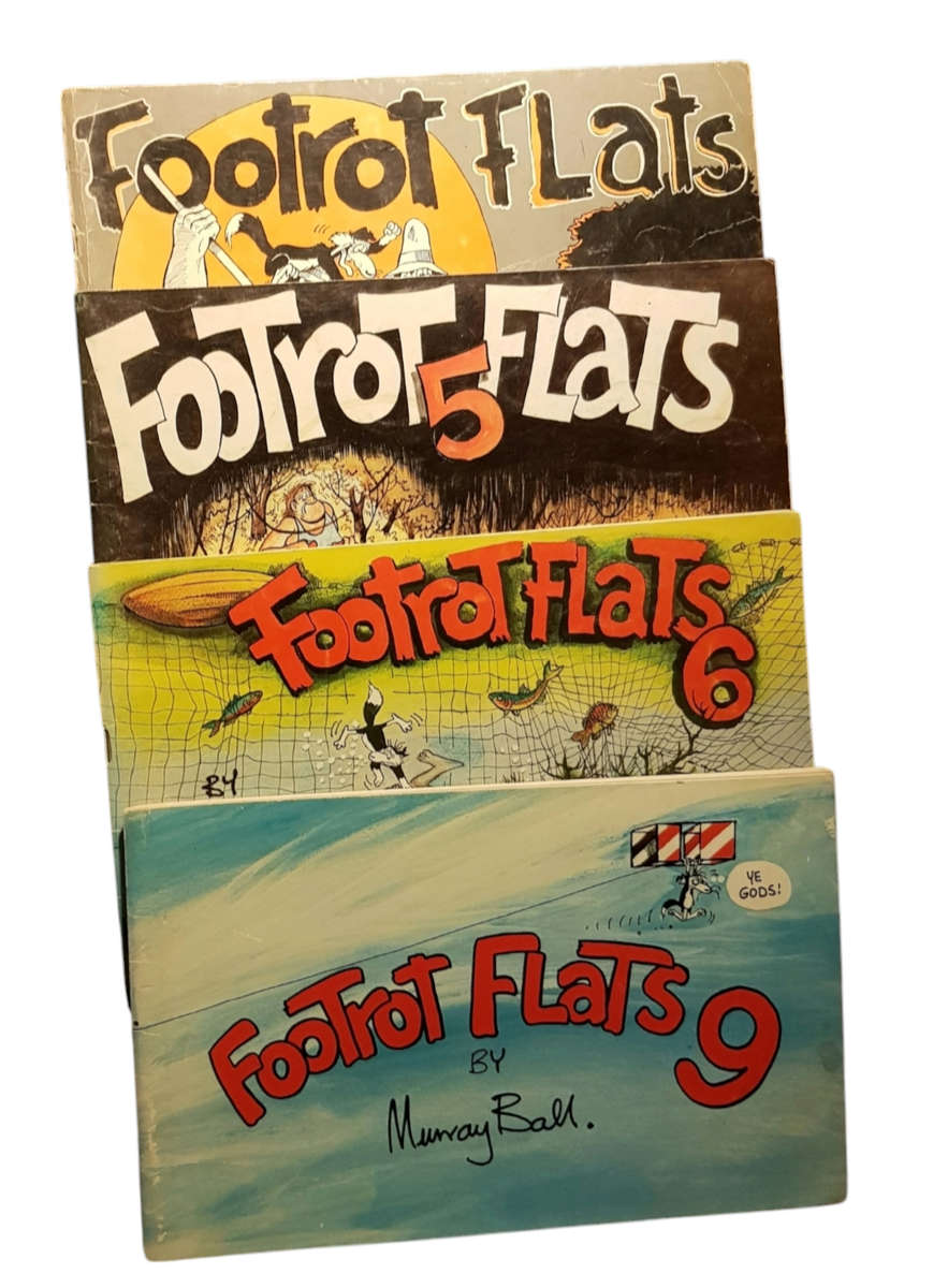 Lot of 4 x Footrot Flats Comic Strips by Murray Ball - Softcover