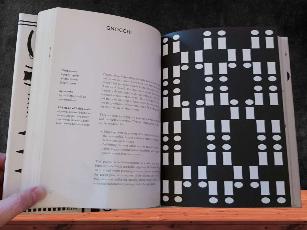 The Geometry of Pasta  Hardcover Book  Preloved in Very Good Condition