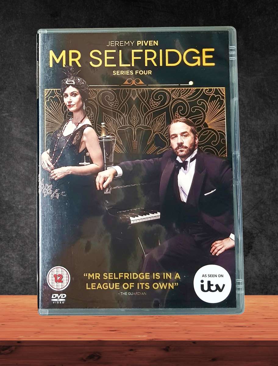 DVD Boxset x 4 Mr Selfridge Complete Seasons 1 to 4 12 Discs, Region 2