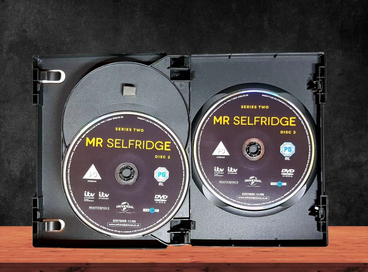 DVD Boxset x 4 Mr Selfridge Complete Seasons 1 to 4 12 Discs, Region 2