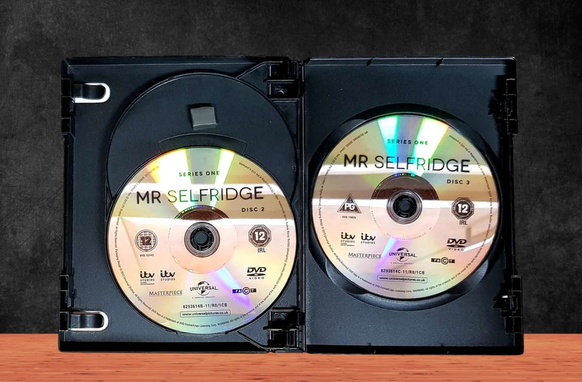 DVD Boxset x 4 Mr Selfridge Complete Seasons 1 to 4 12 Discs, Region 2