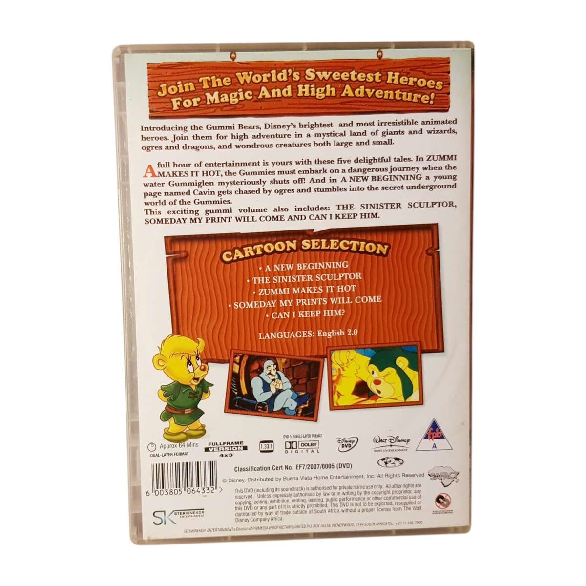 The Adventures of the Gummi Bears Volume One DVD Region 2