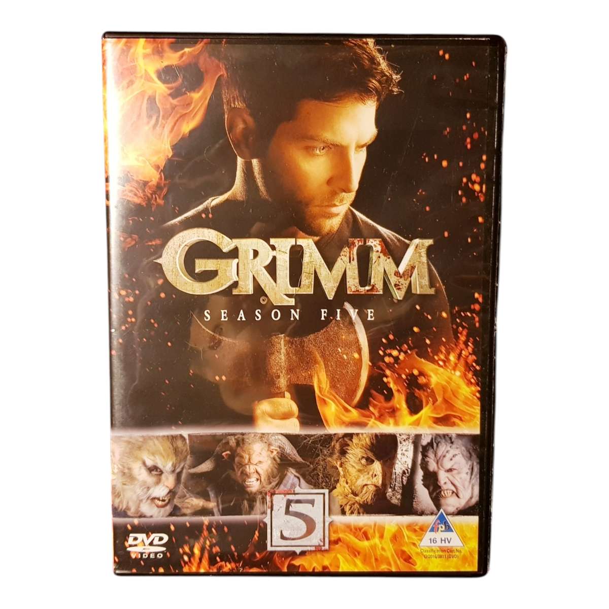 Grimm Season 5 DVD Box Set Region 2 Very Good Condition Fantasy TV Series
