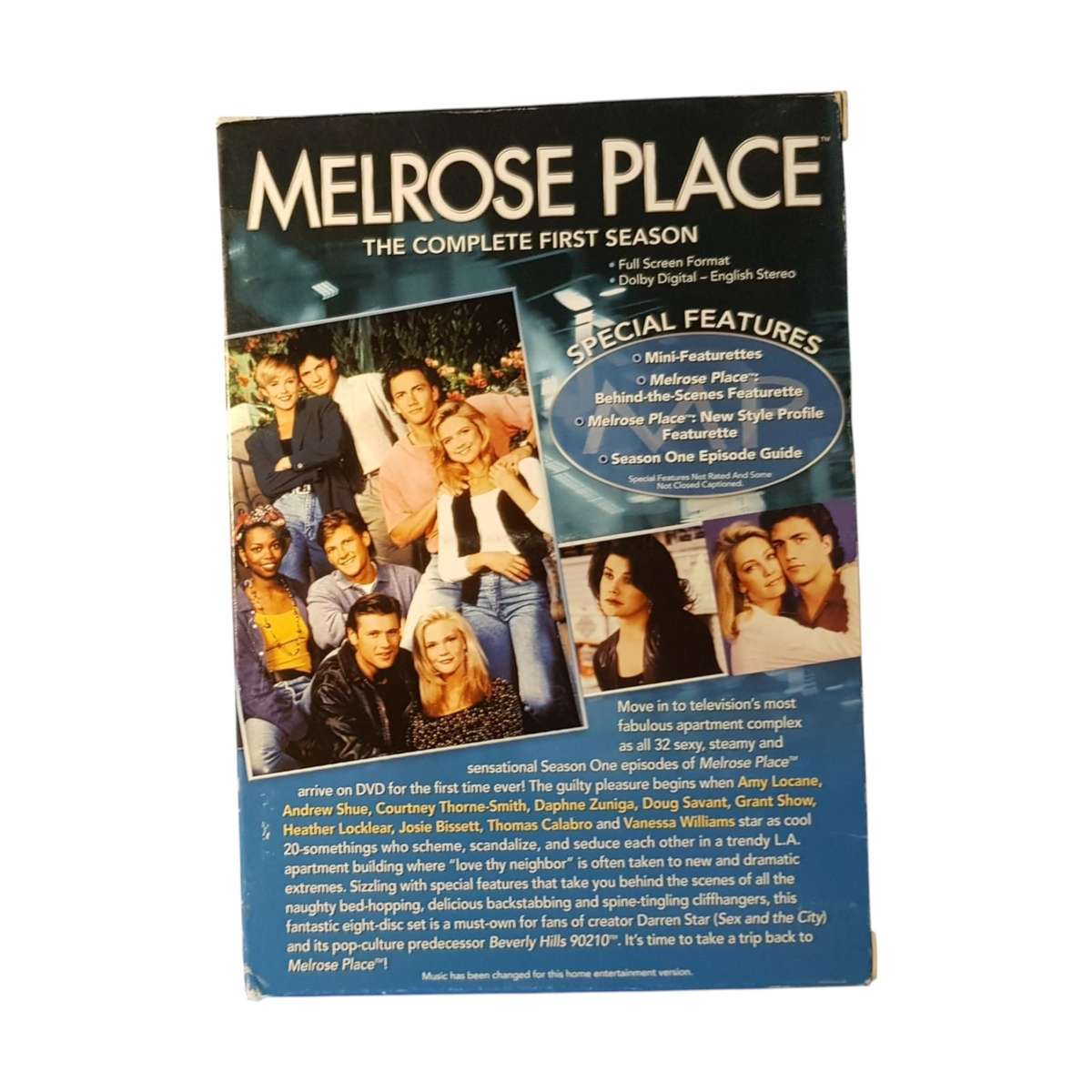 Melrose Place Complete Second Season Region 1 DVD Box Set in Very Good Condition
