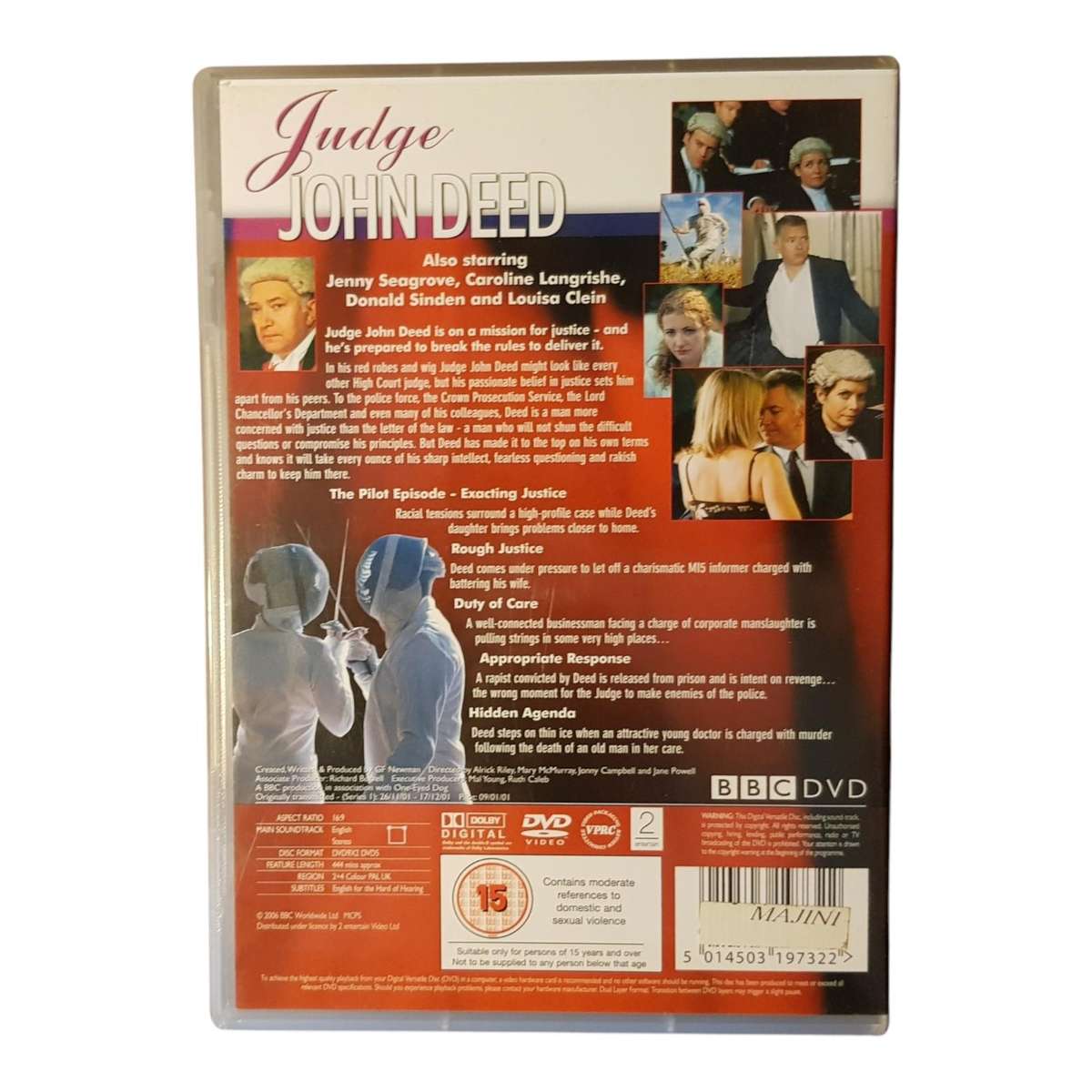 Judge John Deed - Complete DVD Series - Seasons 1 to 4 - Region 2
