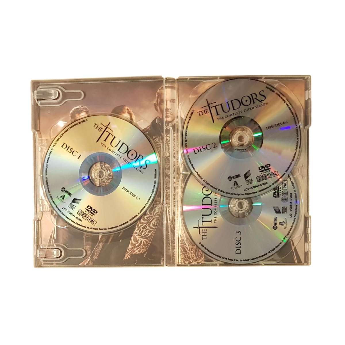 The Tudors Seasons 1 to 3 DVD Box Sets Region 2 Preloved Very Good Condition