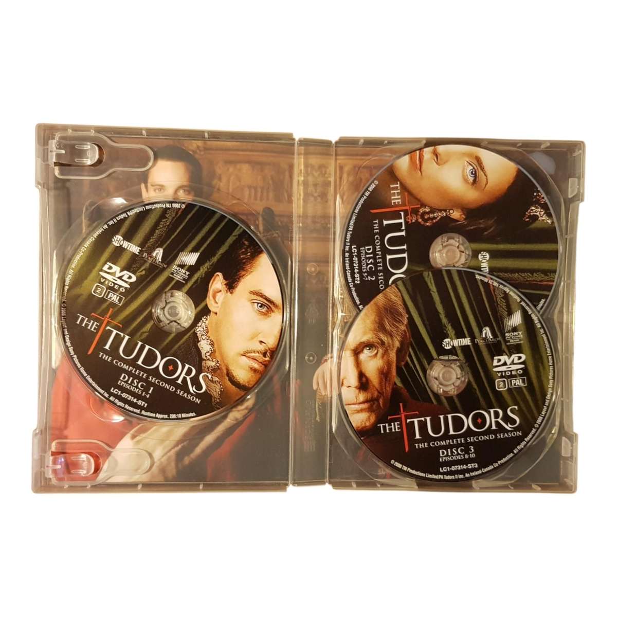 The Tudors Seasons 1 to 3 DVD Box Sets Region 2 Preloved Very Good Condition
