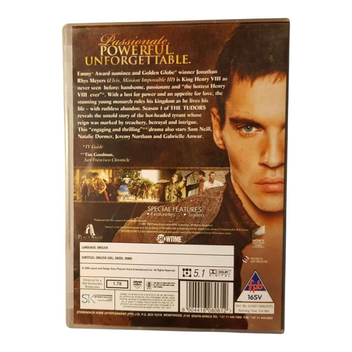 The Tudors Seasons 1 to 3 DVD Box Sets Region 2 Preloved Very Good Condition