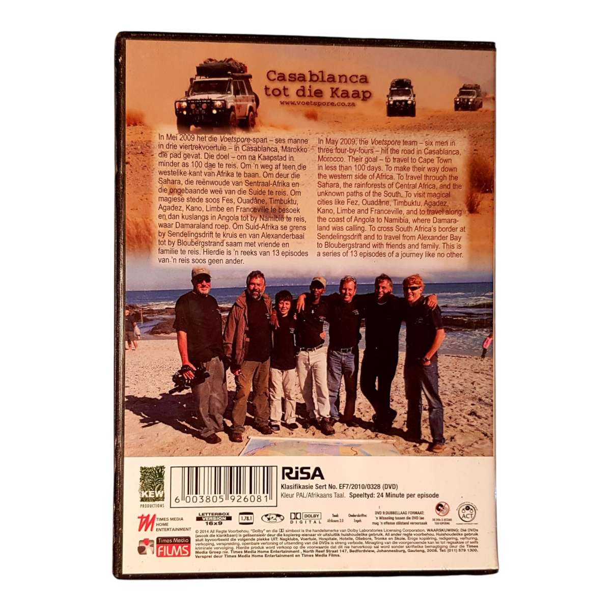 Voetspore DVD Stel 4 Stukke Baie Goeie Toestand | Streek 2