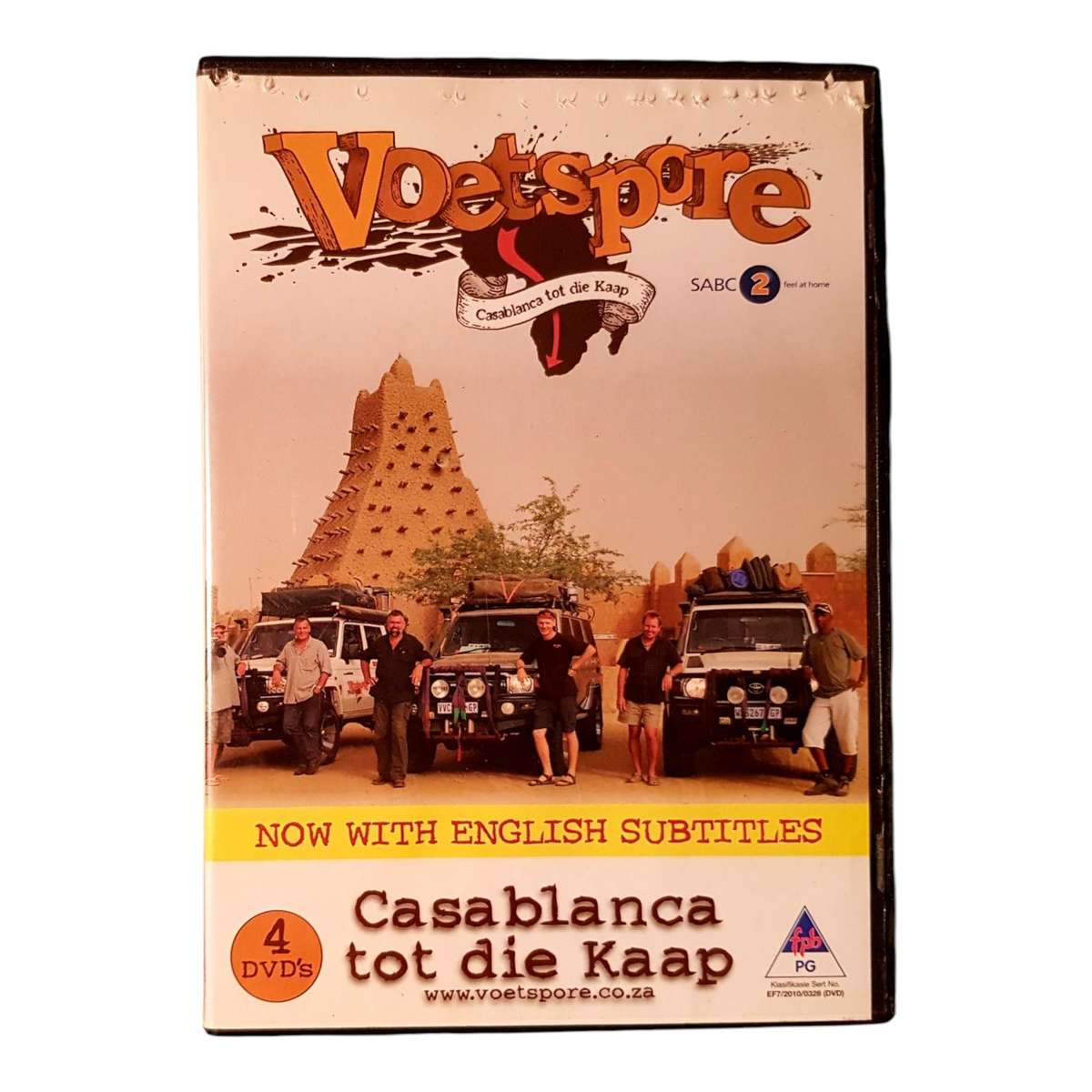 Voetspore DVD Stel 4 Stukke Baie Goeie Toestand | Streek 2