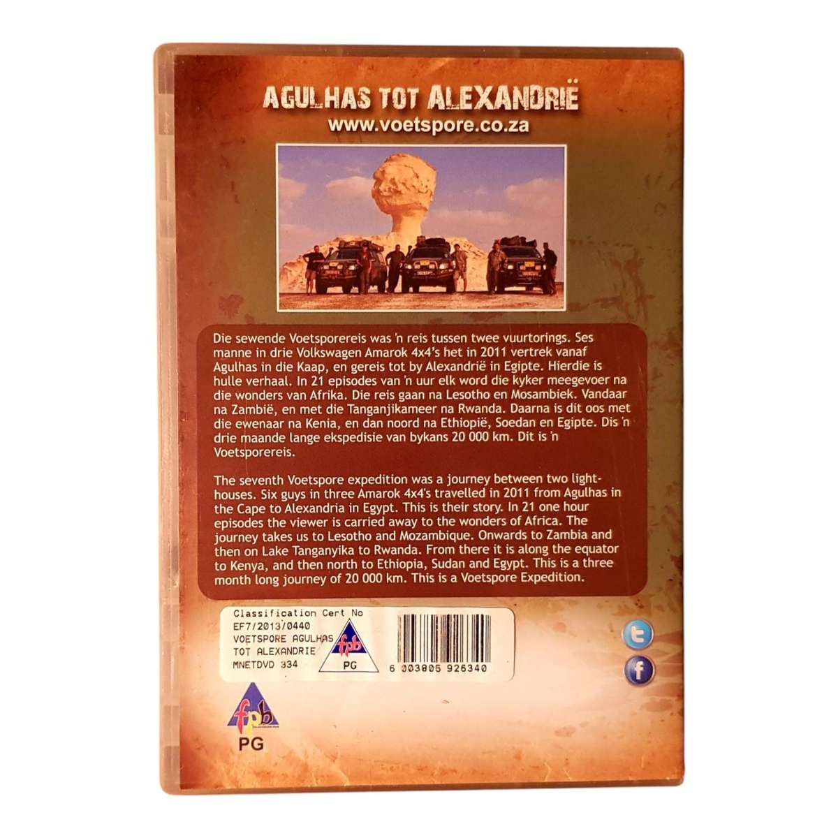 Voetspore DVD Stel 4 Stukke Baie Goeie Toestand | Streek 2