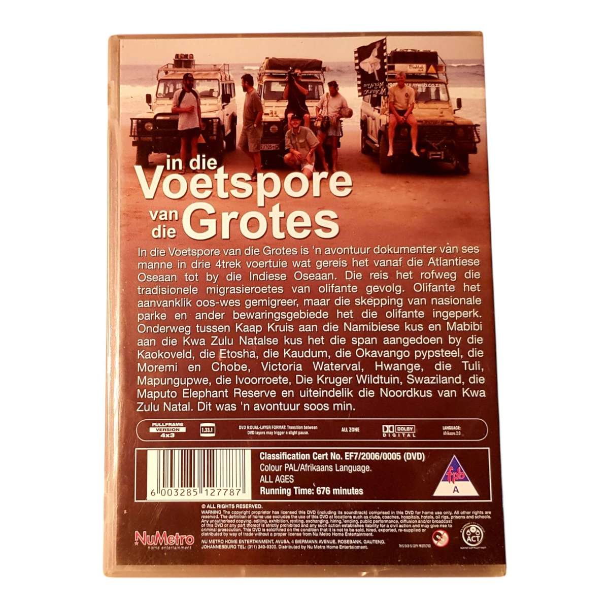 Voetspore DVD Stel 4 Stukke Baie Goeie Toestand | Streek 2