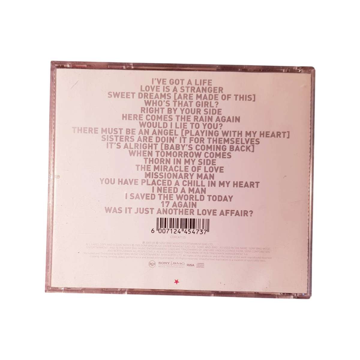 Eurythmics  Ultimate Collection CD | Very Good Condition | Greatest Hits New Wave & Pop Rock