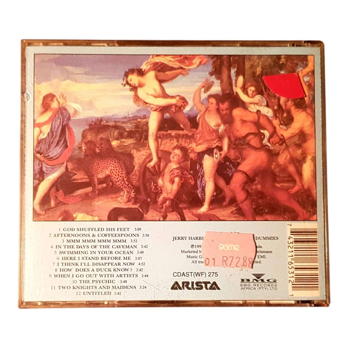 Crash Test Dummies  God Shuffled His Feet CD 90s Alternative Rock Classic Includes Mmm Mmm Mmm Mmm