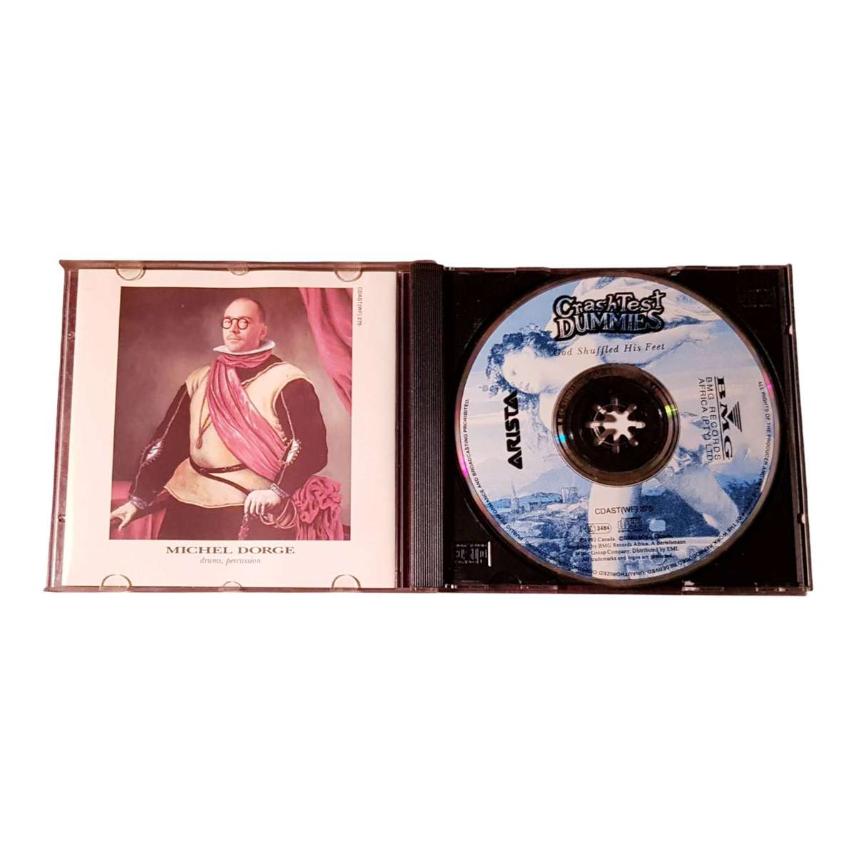 Crash Test Dummies  God Shuffled His Feet CD 90s Alternative Rock Classic Includes Mmm Mmm Mmm Mmm