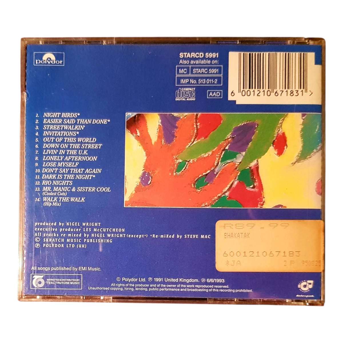 Shakatak - Remix Best Album CD