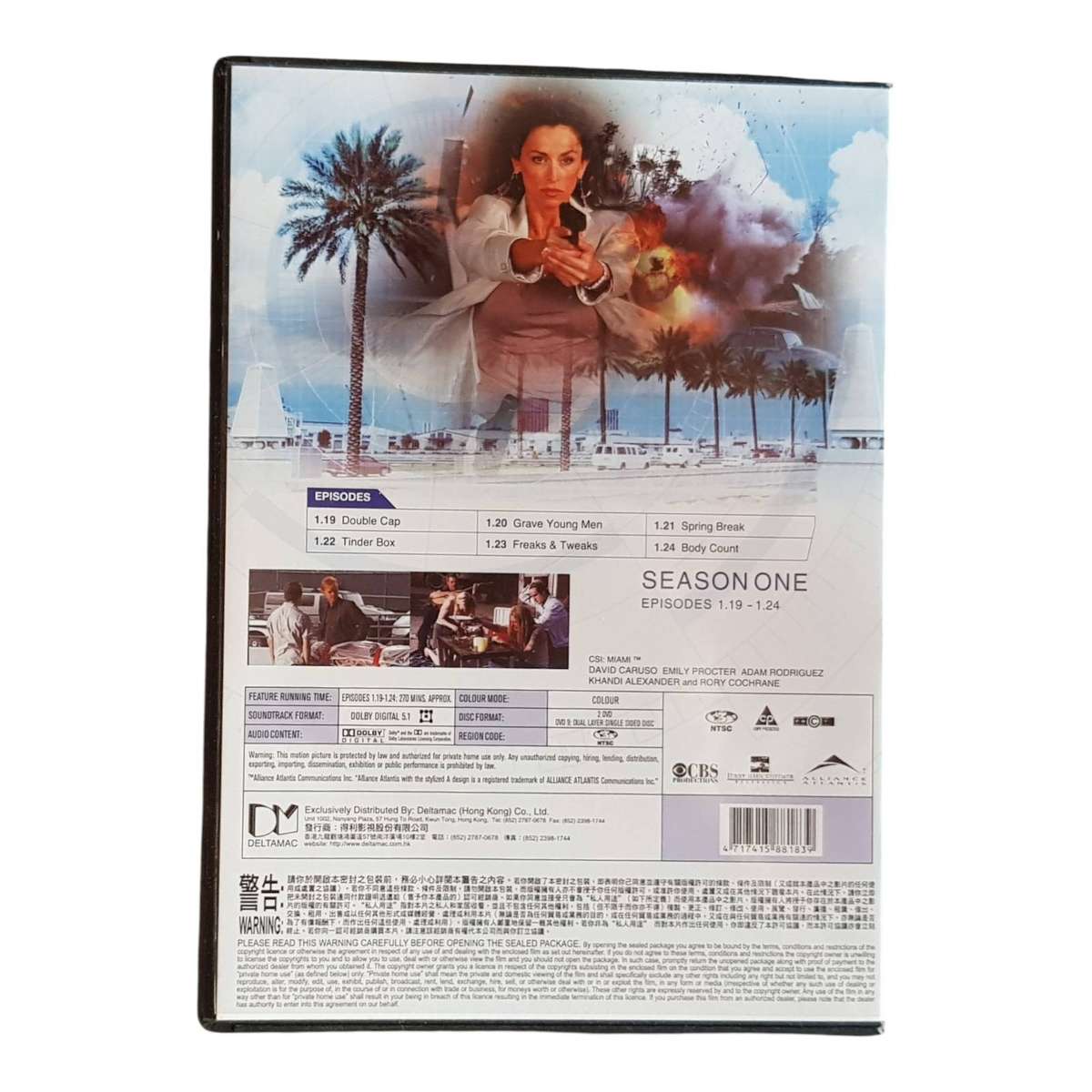 CSI: Miami - The Complete First Season - Region 3 NTSC DVD Box Set - Good Condition