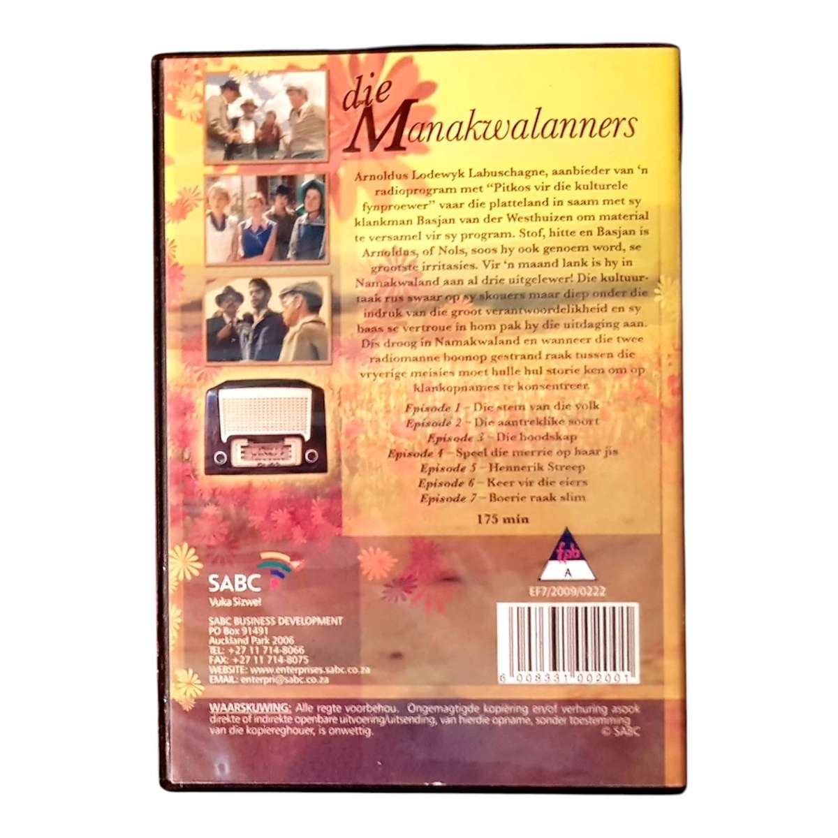 Die Manakwalanners Reeks 1 Deel 1 DVD