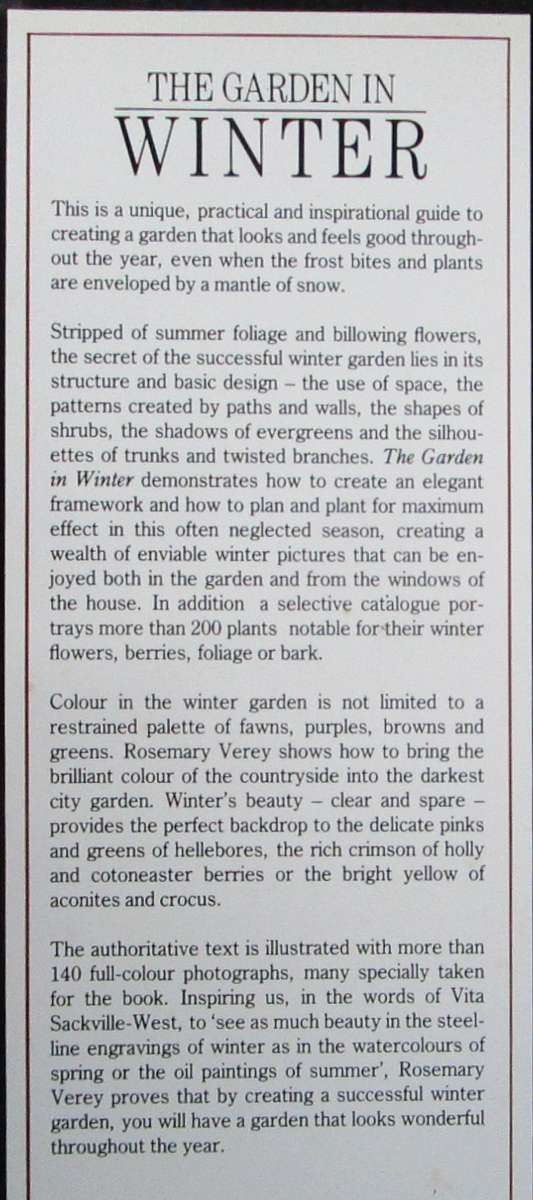 The Garden In Winter