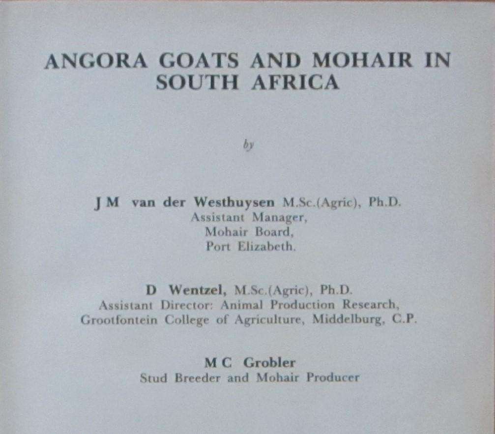 Angora Goats and Mohair in South Africa