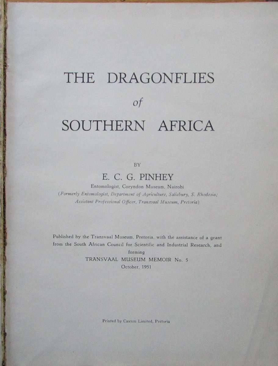 The Dragonflies of Southern Africa