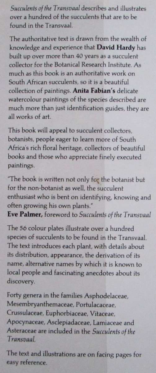 Succulents of the Transvaal
