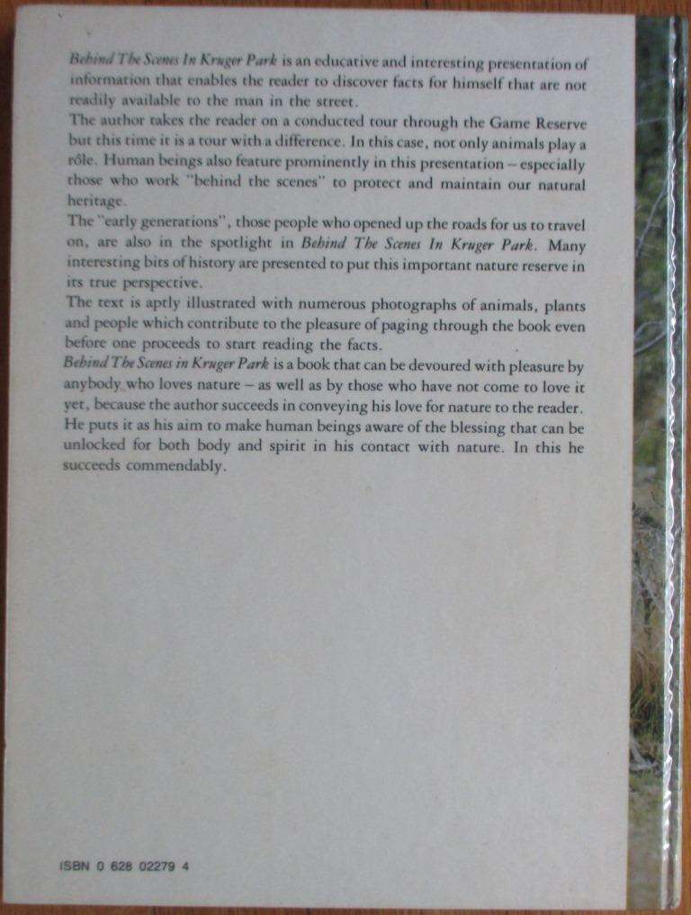 Behind the Scenes in Kruger Park