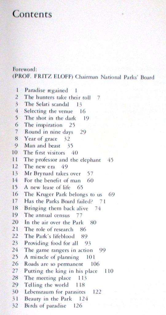 Behind the Scenes in Kruger Park