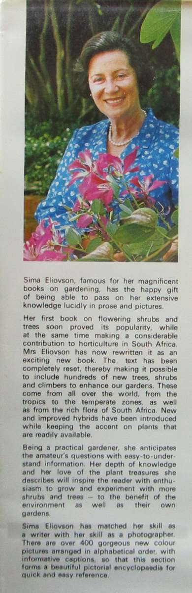 Shrubs, Trees and Climbers for Southern Africa
