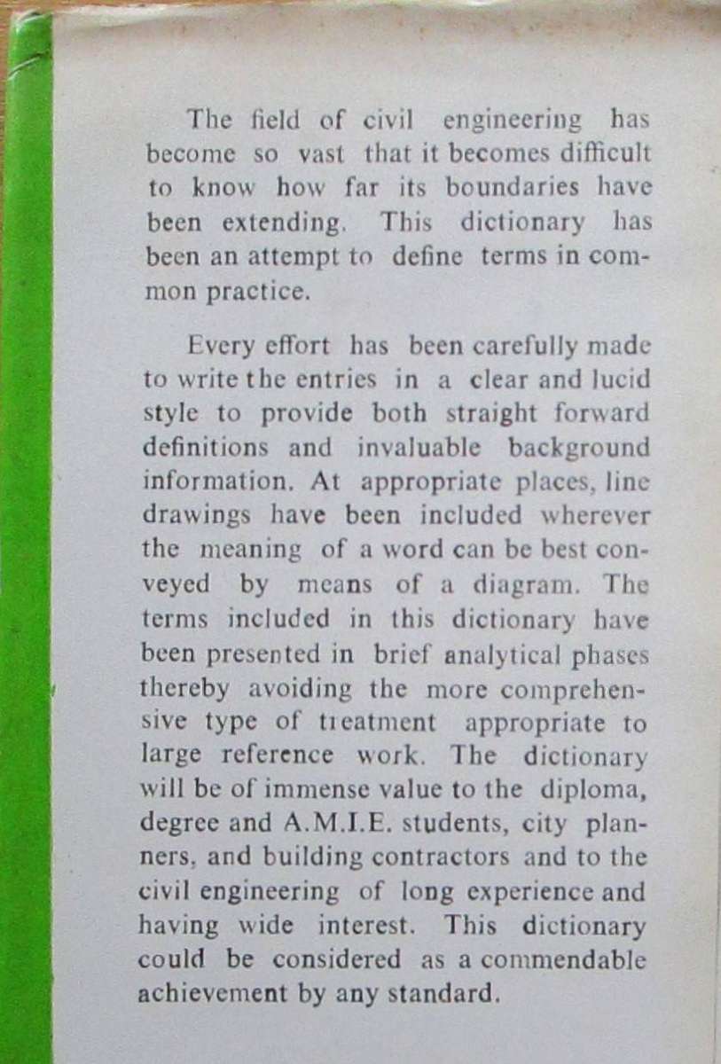 Dictionary of Civil Engineering