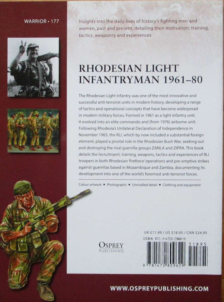 Rhodesian Light Infantryman 196180