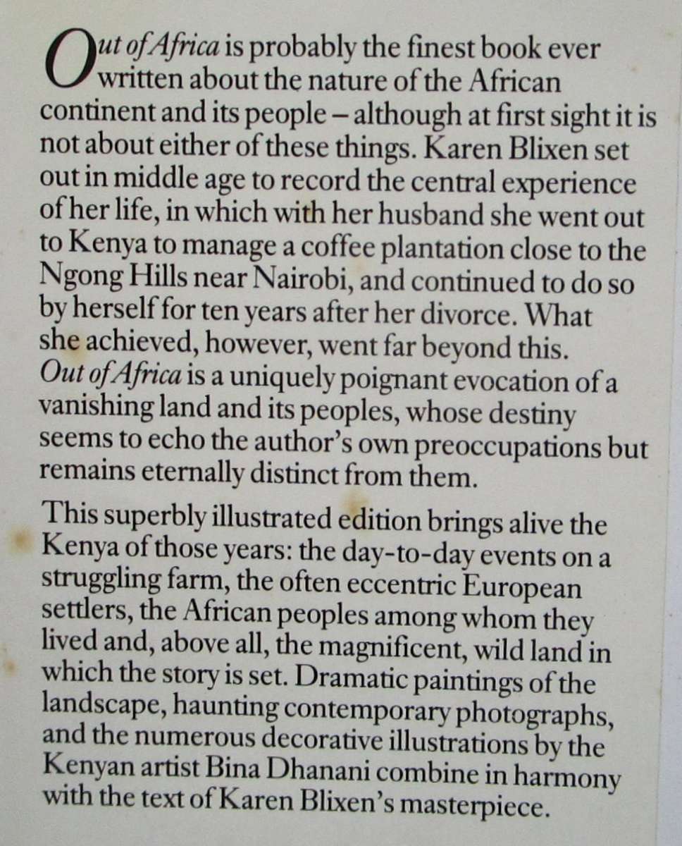 The Illustrated Out of Africa