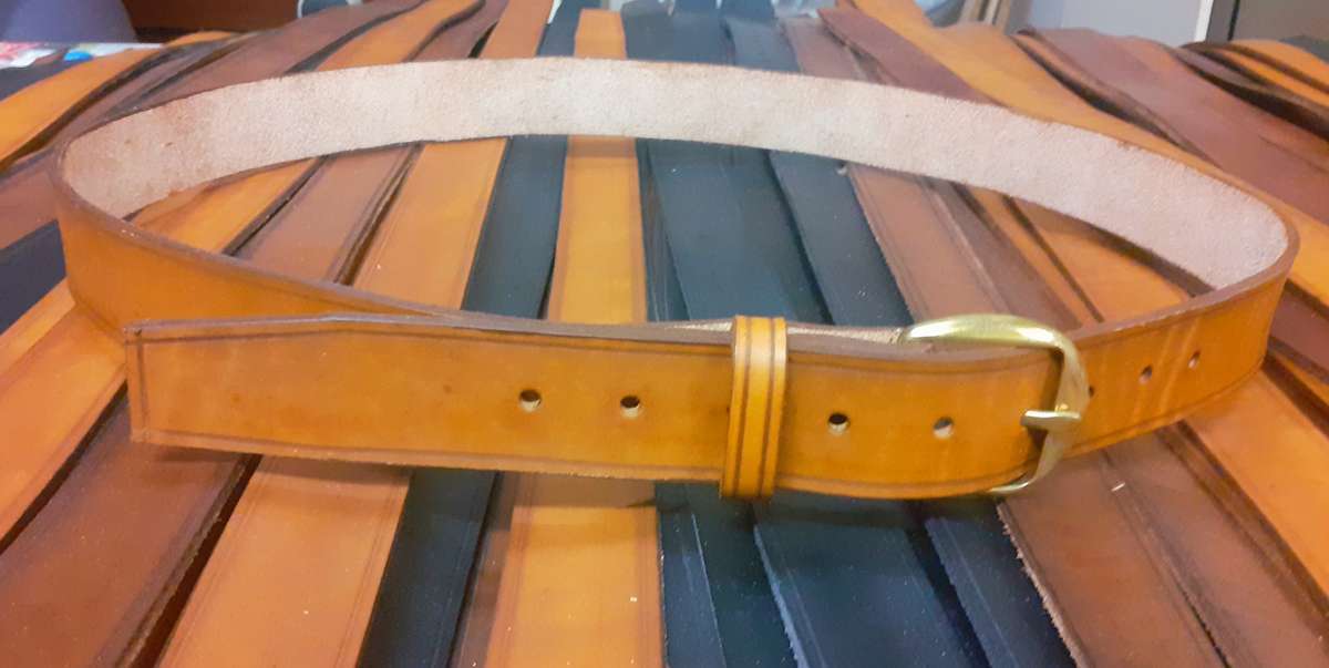Genuine top grain leather belts