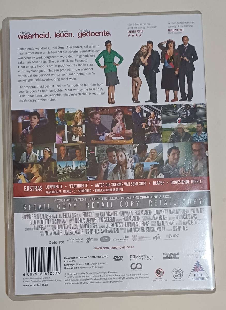 SEMI SOET - AFRIKAANS