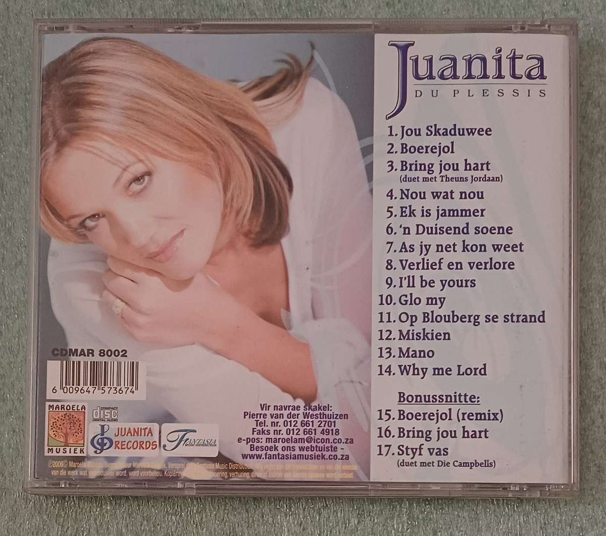 JUANITA DU PLESSIS - JOU SKADUWEE