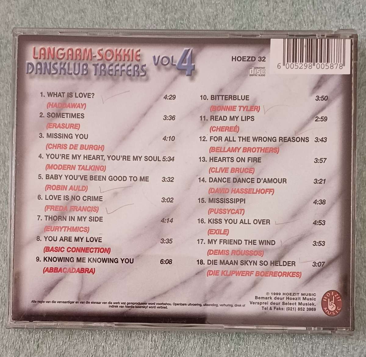 LANGARM SOKKIE DANSKLUB TREFFERS - VOL 4