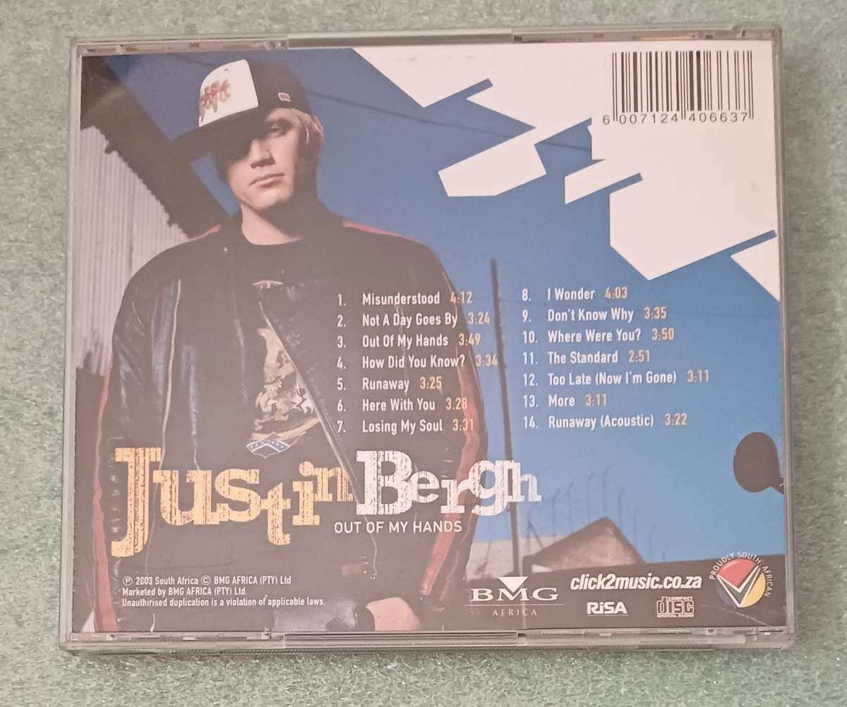 JUSTIN BERG - OUT OF MY MIND