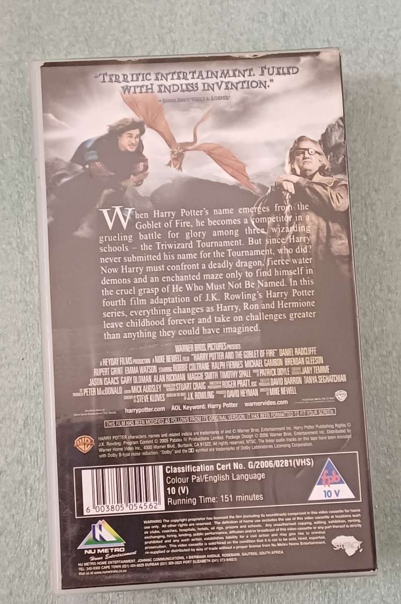 HARRY POTTER - AND THE GOBLET OF FIRE