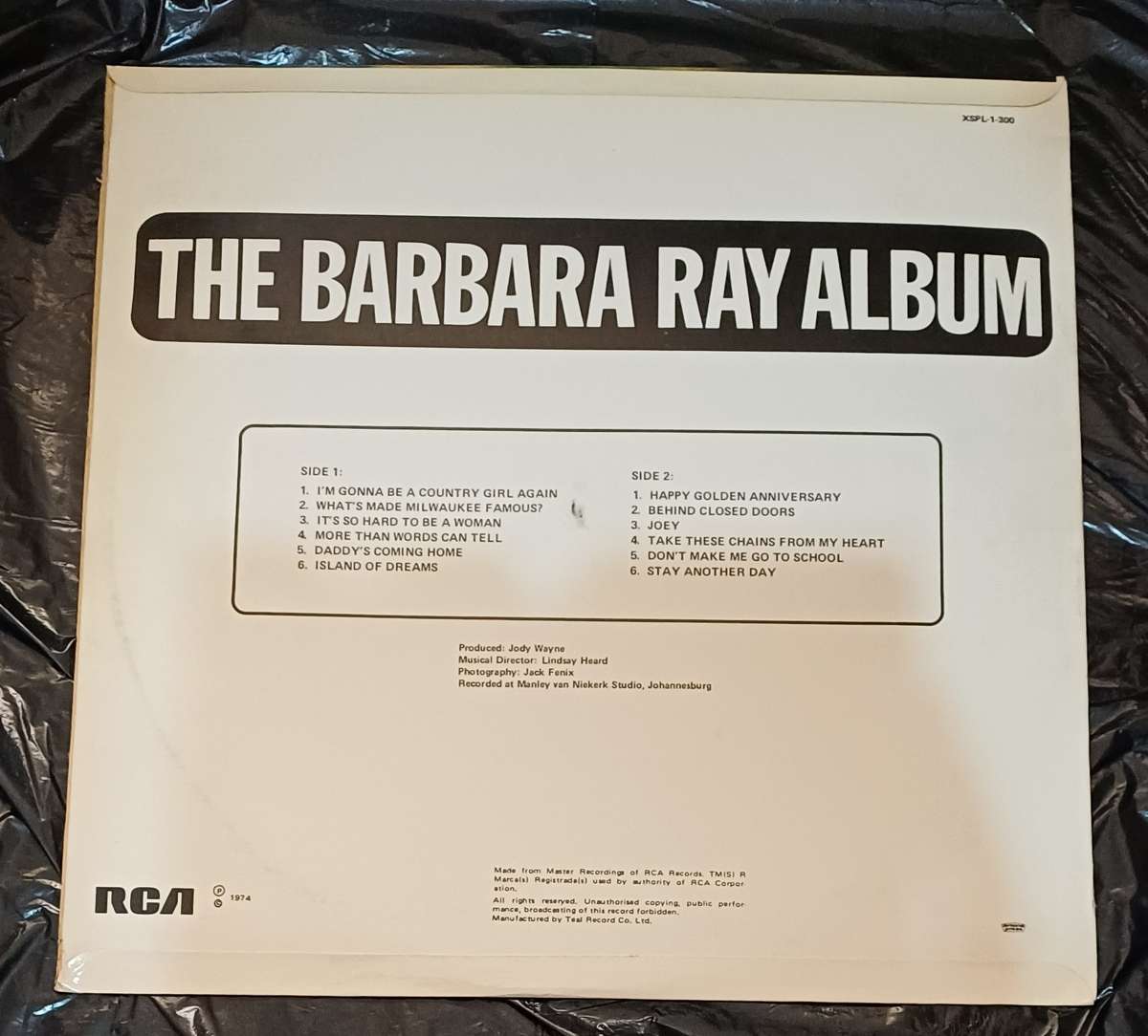 BARBARA RAY - THE BARBARA RAY ALBUM