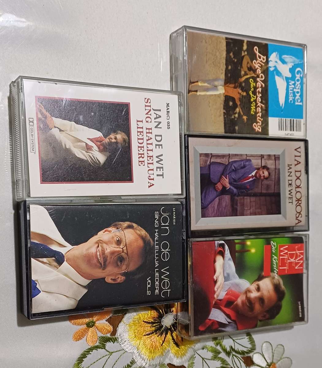 5 JAN DE WET Cassette Tape's