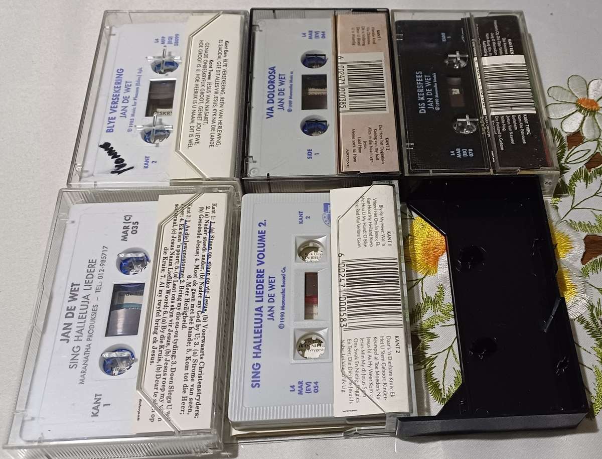5 JAN DE WET Cassette Tape's