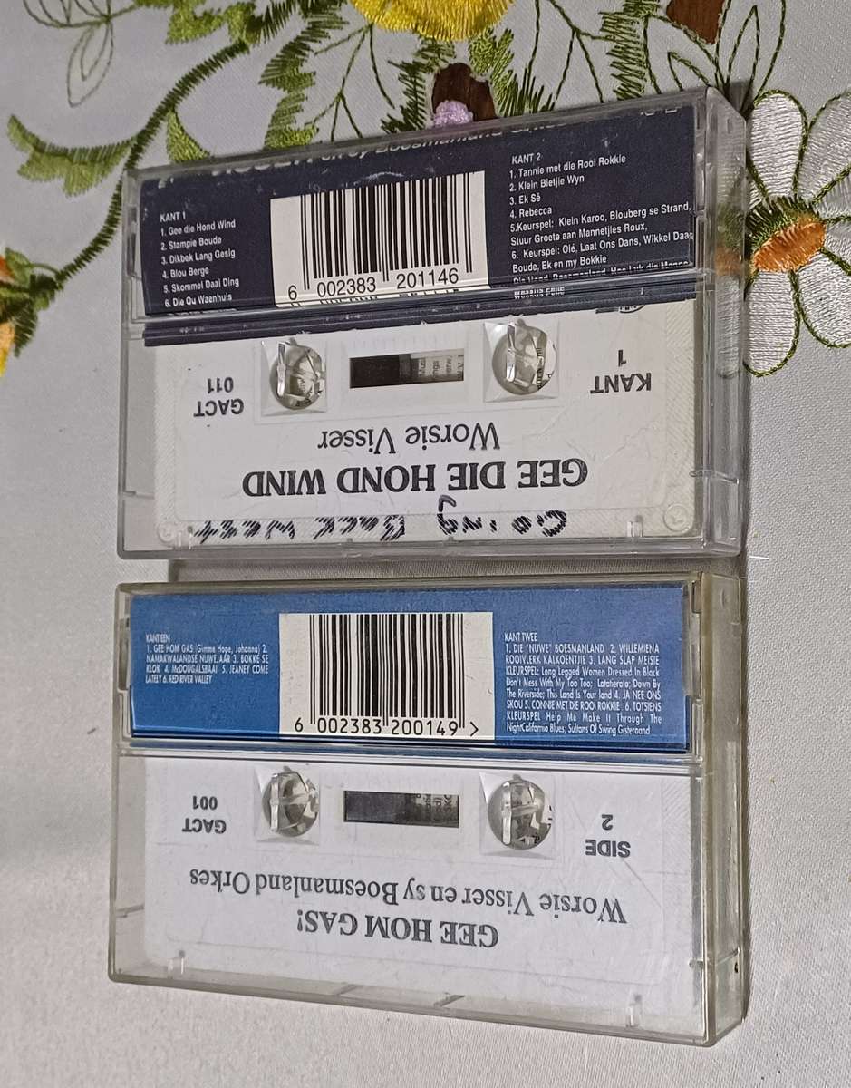 2 WORSIE VISSER Cassette Tape's