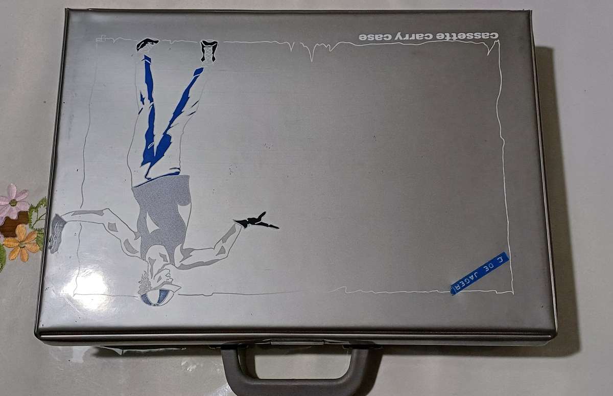 Vintage Cassette Tape Holder Carry Case