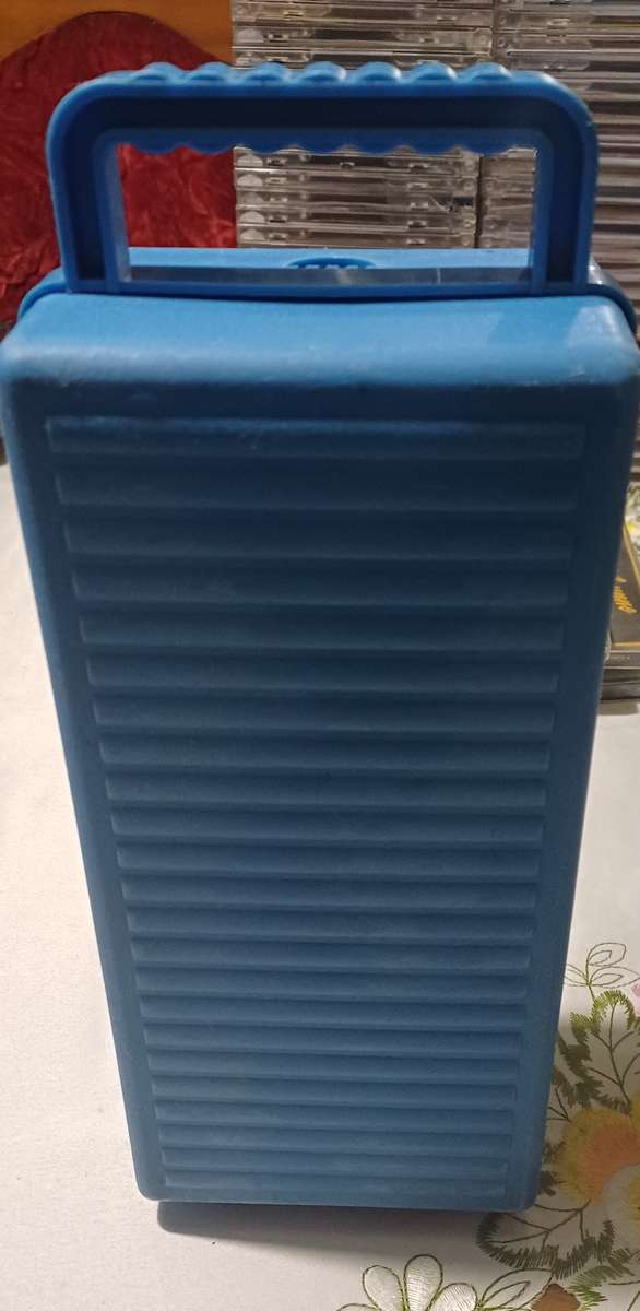 Vintage Plastic Cassette Tape Holder Carry Case