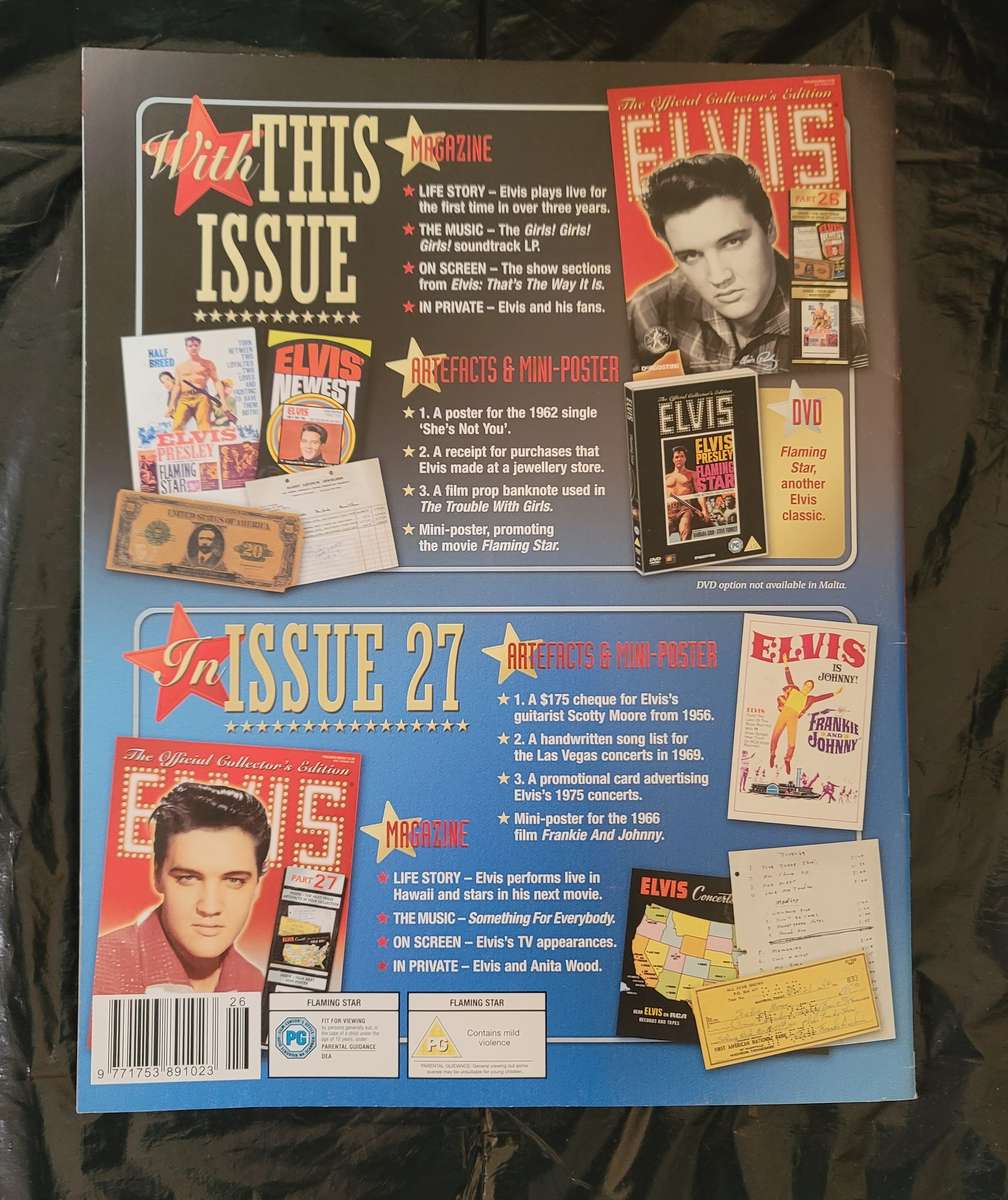 DEAGOSTINI THE OFFICIAL COLLECTOR'S EDITION ELVIS PRESLEY PART 26