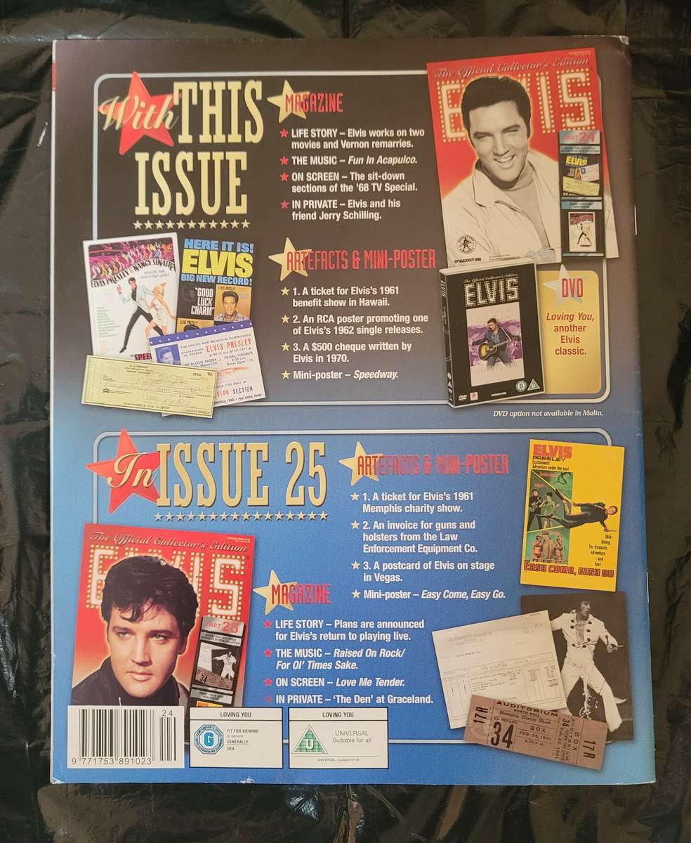 DEAGOSTINI THE OFFICIAL COLLECTOR'S EDITION ELVIS PRESLEY PART 24
