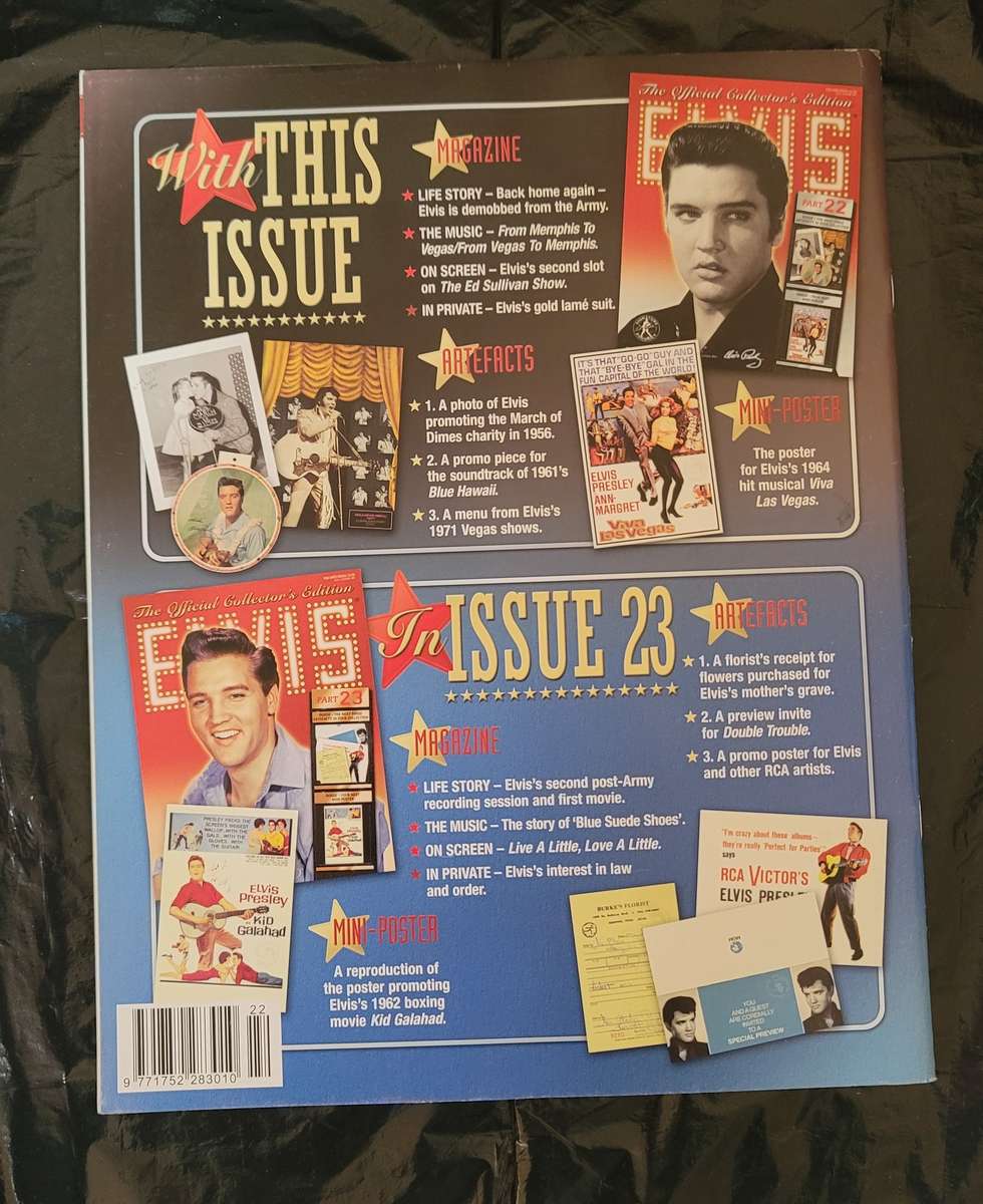 DEAGOSTINI THE OFFICIAL COLLECTOR'S EDITION ELVIS PRESLEY PART 22