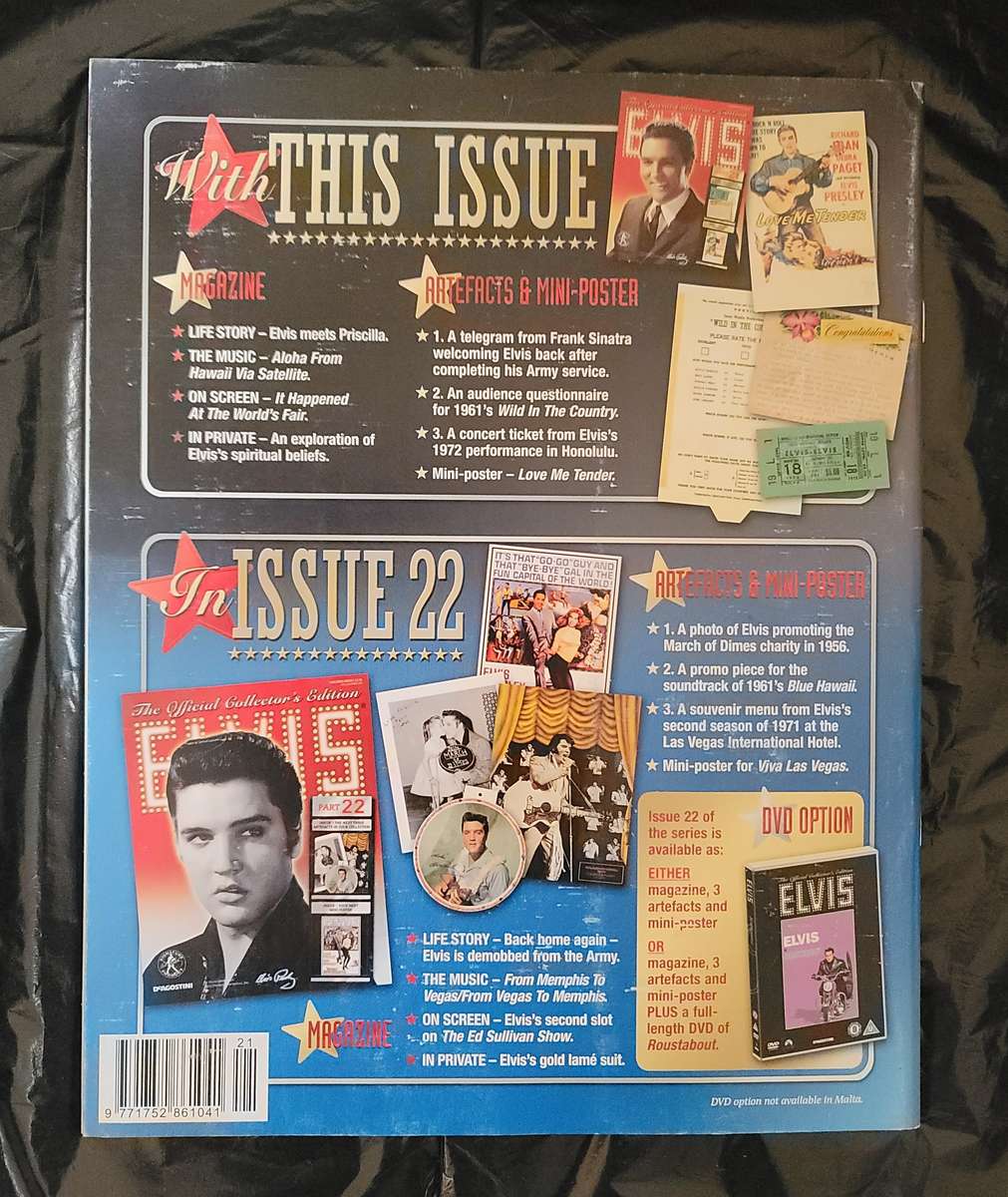 DEAGOSTINI THE OFFICIAL COLLECTOR'S EDITION ELVIS PRESLEY PART 21