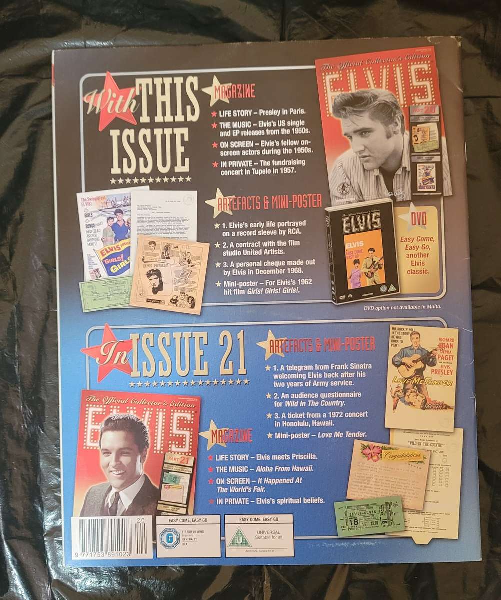 DEAGOSTINI THE OFFICIAL COLLECTOR'S EDITION ELVIS PRESLEY PART 20