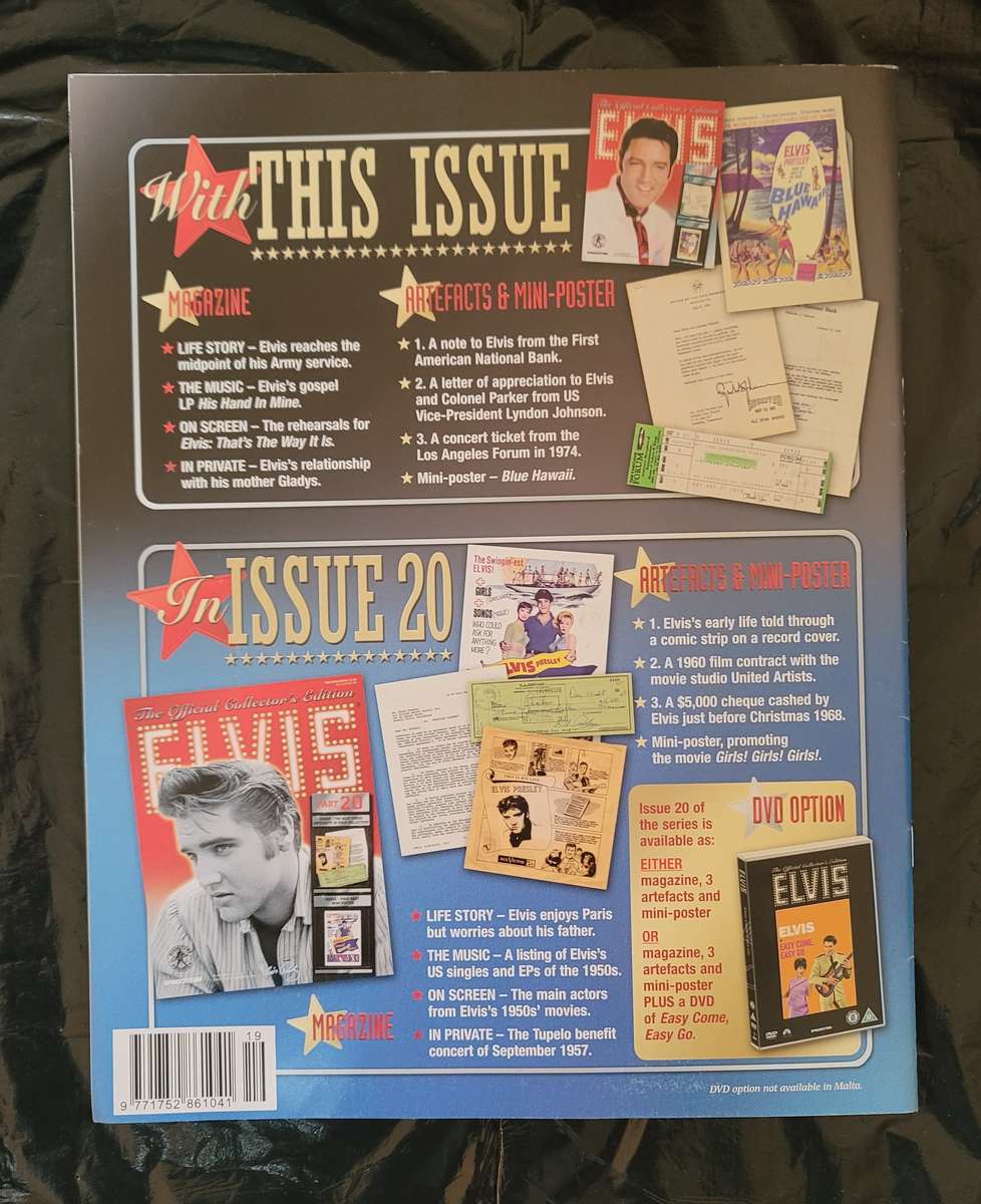 DEAGOSTINI THE OFFICIAL COLLECTOR'S EDITION ELVIS PRESLEY PART 19